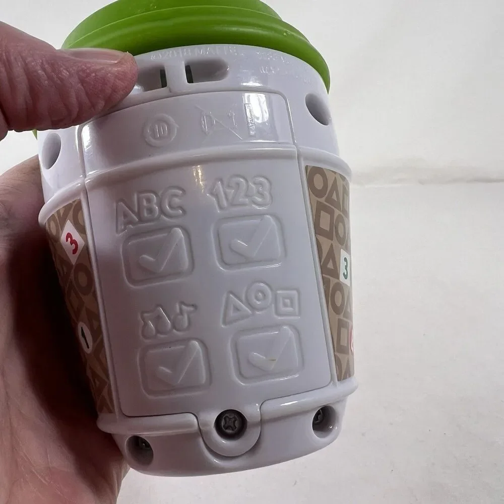 Fisher Price - Laugh and Learn - On The Glow Coffee Cup - Lights Music Sounds